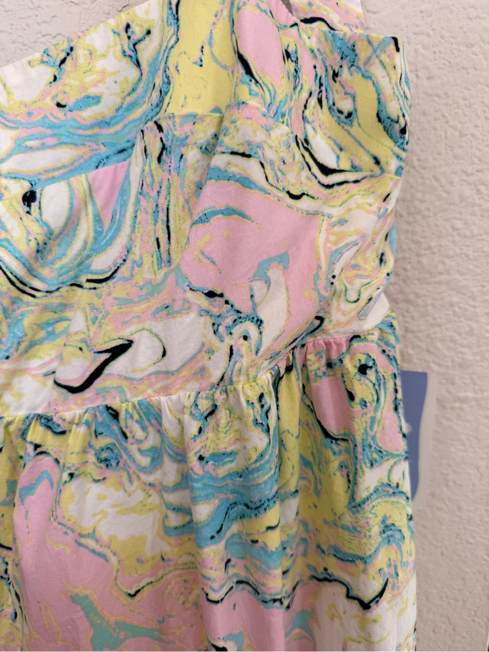 Medium Buddy Love ARLENE TIE-SHOULDER MAXI DRESS CITRON MARBLE - Picture 2 of 13